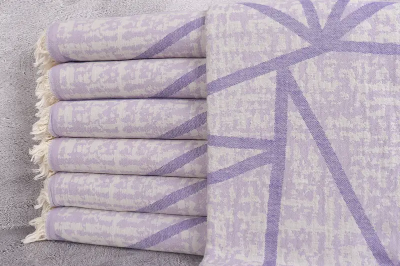 Quick-dry towel, Custom Wedding Gift, Wedding Favors, Handmade Turkish hammam towel, Christmas Favors, 70x40 Cotton Asymmetric Design Towel - 2