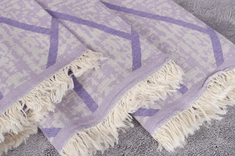 Quick-dry towel, Custom Wedding Gift, Wedding Favors, Handmade Turkish hammam towel, Christmas Favors, 70x40 Cotton Asymmetric Design Towel - 6