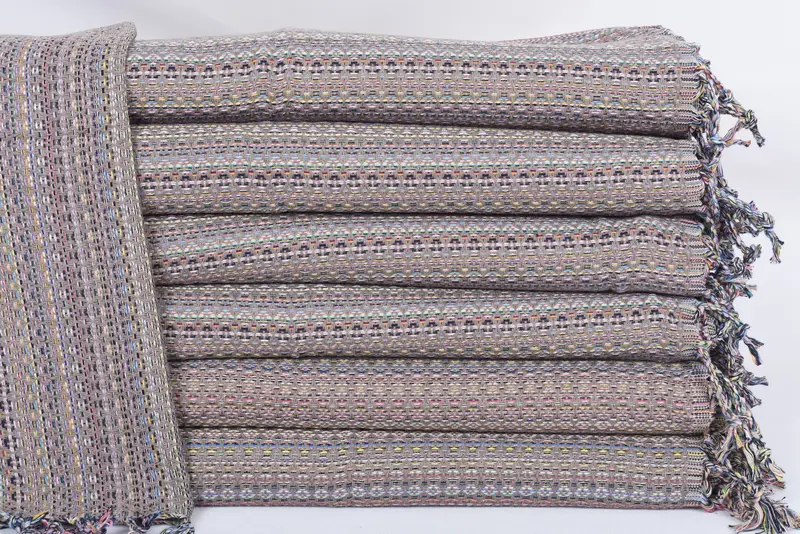 Gift Boxes Tea Towel Monogram Kitchen Towel Brown Diamond, 38x18 Inches