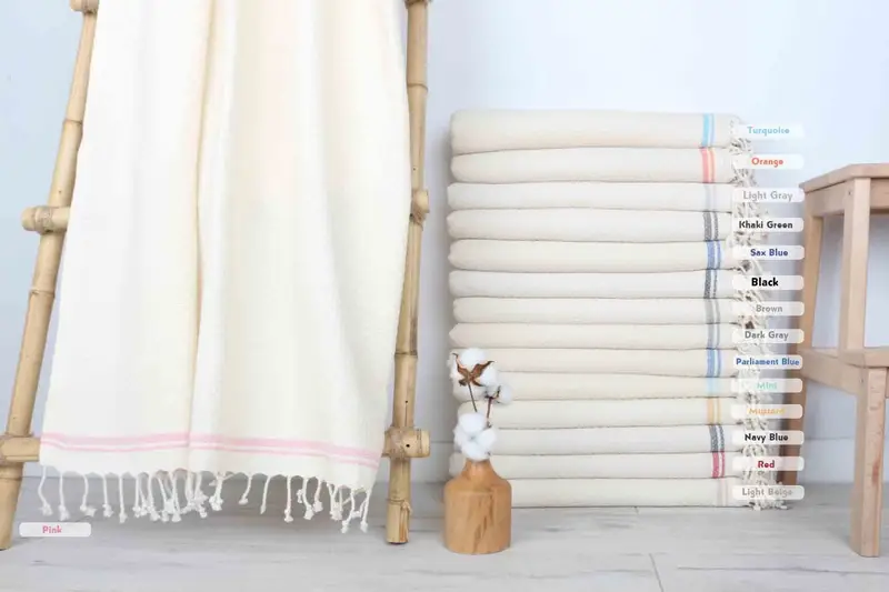 Turkish Tea Towel, 38x18 Cotton Striped Towel, Personalized Gift For Her, Wedding Gift, Custom Wedding Gift From Bridesmaid, Personalized Hand Towel