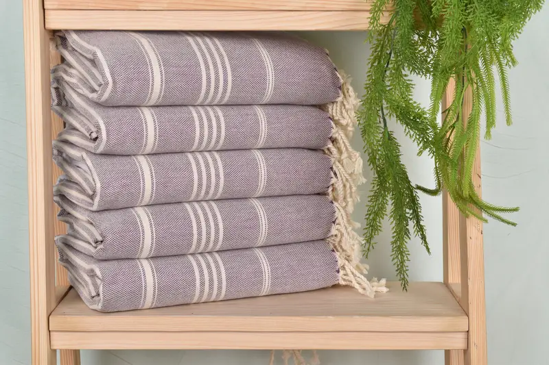 Organic Turkish towel, Absorbent Turkish peshtemal towel for beach use, Bridesmaid Gift Towel, Beach Towel Gift, Bachelor Gift, Organic Beach Towel - 1