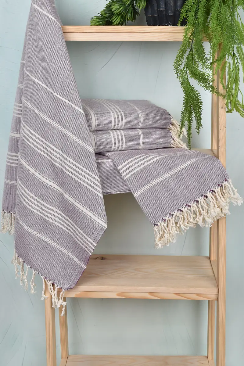 Organic Turkish towel, Absorbent Turkish peshtemal towel for beach use, Bridesmaid Gift Towel, Beach Towel Gift, Bachelor Gift, Organic Beach Towel - 6