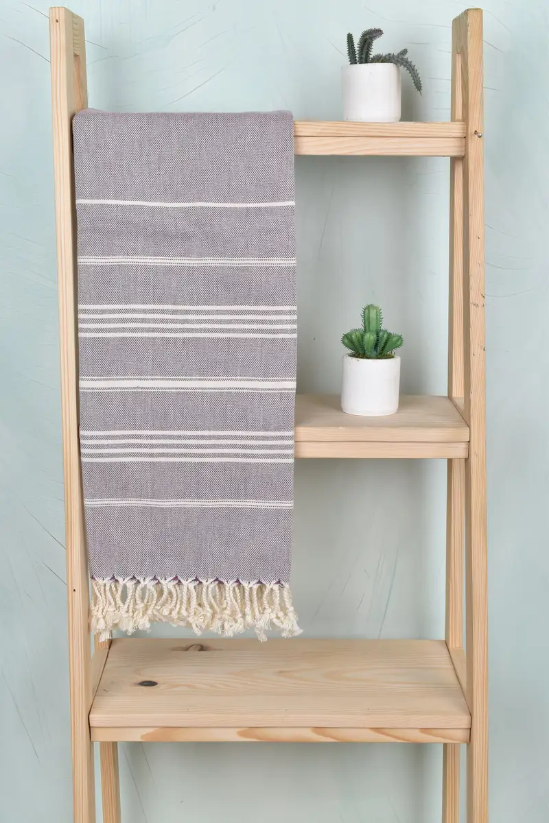 Organic Turkish towel, Absorbent Turkish peshtemal towel for beach use, Bridesmaid Gift Towel, Beach Towel Gift, Bachelor Gift, Organic Beach Towel - 8