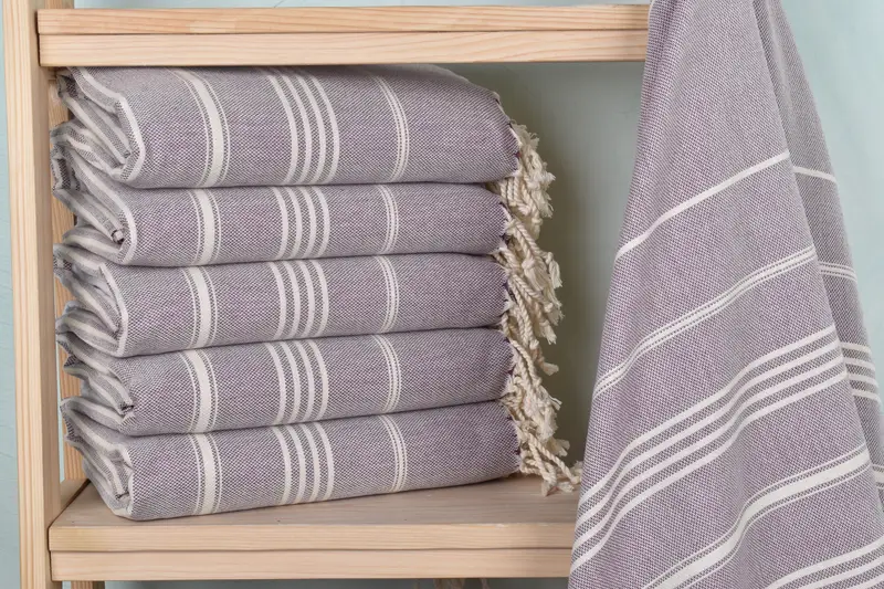 Organic Turkish towel, Absorbent Turkish peshtemal towel for beach use, Bridesmaid Gift Towel, Beach Towel Gift, Bachelor Gift, Organic Beach Towel - 2