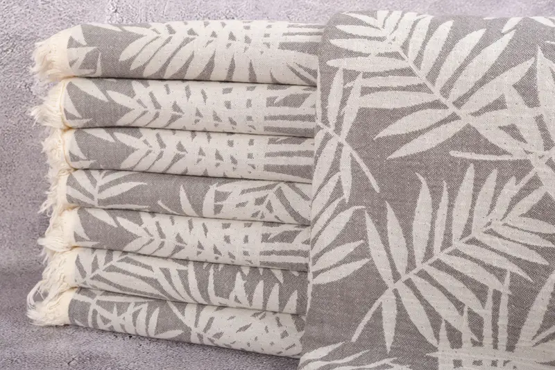 64x40 Cotton Floral Patterned Towel, Quick-dry peshtemal, Spa Gift, Embroidered Towel, Beach Towel Bulk, Bridesmaid Towel, Bachelorette Gifts - 1
