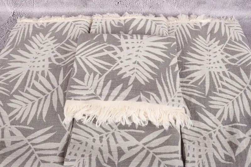 64x40 Cotton Floral Patterned Towel, Quick-dry peshtemal, Spa Gift, Embroidered Towel, Beach Towel Bulk, Bridesmaid Towel, Bachelorette Gifts - 4