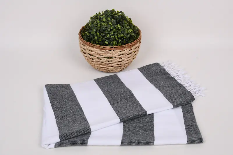 Bachelorette Party Gifts, Turkish bath towel for spa, Bachelorette Party Favor, Bridal Shower Favors, 70x40 Cotton Striped Towel, Summer Gift - 4