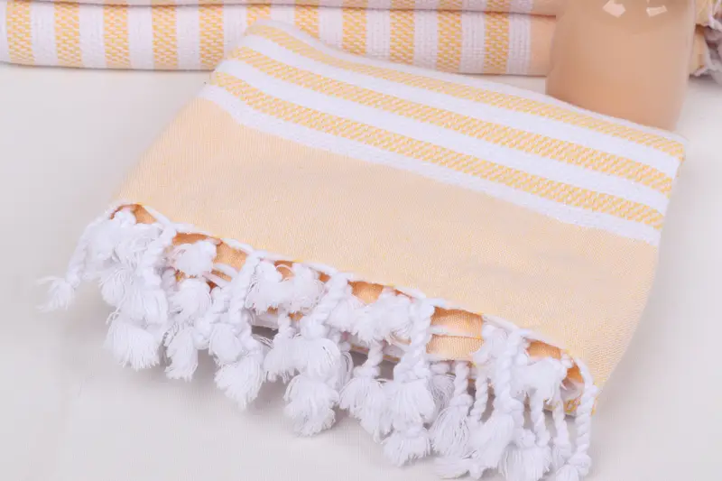 Guest Towel, Handmade Gift, Wedding Favors, 68x40 Cotton Striped Towel, Fouta towel, Beach Bachelorette Party Decorations, Turkish hand towel - 5