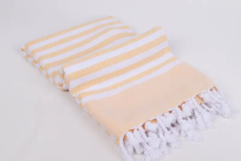 Guest Towel, Handmade Gift, Wedding Favors, 68x40 Cotton Striped Towel, Fouta towel, Beach Bachelorette Party Decorations, Turkish hand towel - 6