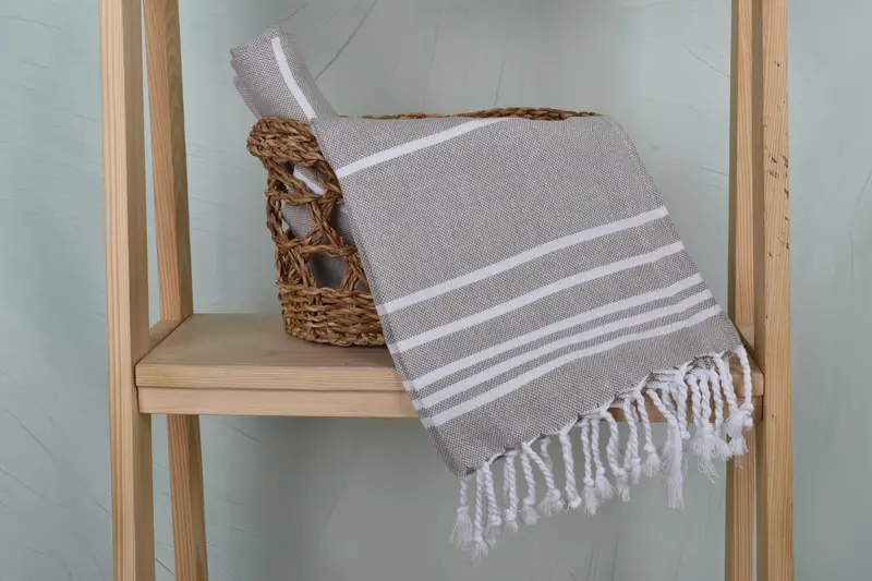 Personalized Dish Towel, Personalized Gift, 38x18 Cotton Striped Towel, Turkish Tea Towel, Mother Of The Groom Gift, Gift For Her, Boyfriend Gift - 4