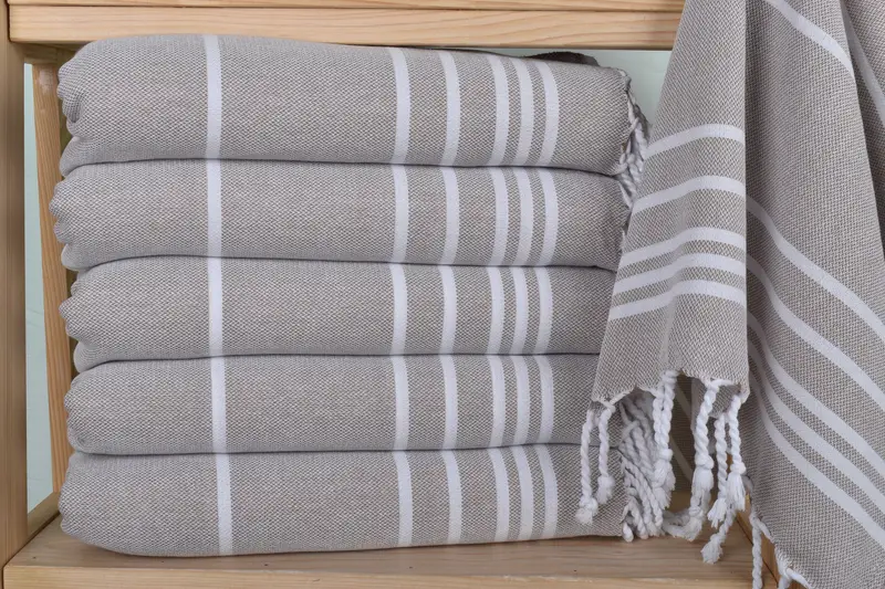 Personalized Dish Towel, Personalized Gift, 38x18 Cotton Striped Towel, Turkish Tea Towel, Mother Of The Groom Gift, Gift For Her, Boyfriend Gift - 2