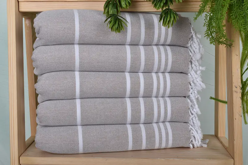 Personalized Dish Towel, Personalized Gift, 38x18 Cotton Striped Towel, Turkish Tea Towel, Mother Of The Groom Gift, Gift For Her, Boyfriend Gift - 1