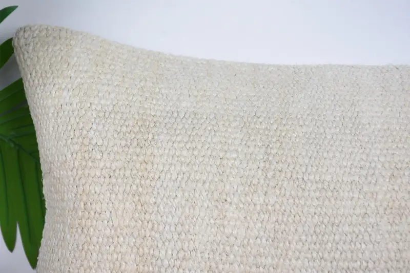 Pillow for Couch, 12x20 White Cushion Case, Bench Cushion, Ethnic Cushion, Cushion Case, Patio Cushion Case, Pillow for Sofa, Boho Pillow - 2