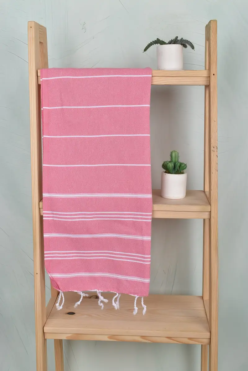 Wedding Favors, Wedding Anniversary Gift, Personalized Kitchen Towel, 40x24 Cotton Striped Towel, Personalized Turkish Towel, Monogrammed Hand Towel - 8
