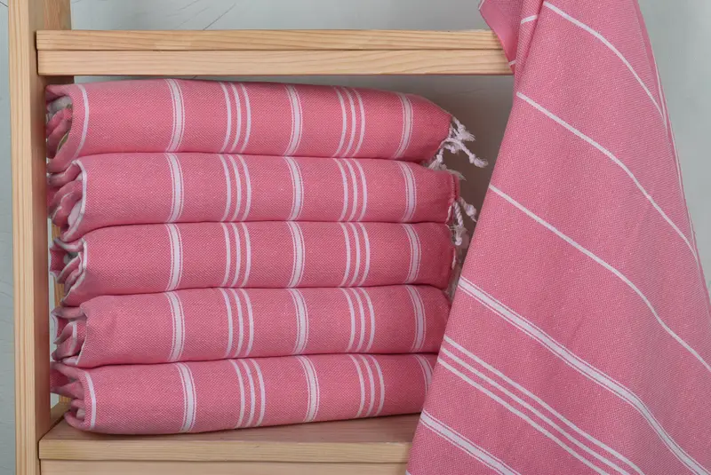 Wedding Favors, Wedding Anniversary Gift, Personalized Kitchen Towel, 40x24 Cotton Striped Towel, Personalized Turkish Towel, Monogrammed Hand Towel - 2