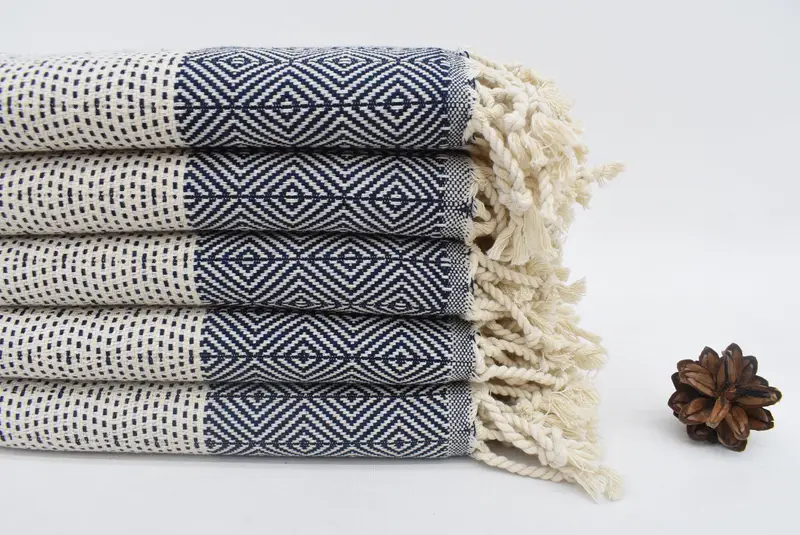 Wedding For Favor, Monogram Kitchen Towel, 36x18 Cotton Diamond Towel, Personalized Kitchen Towel, Organic Towel, Personalized Dish Towel - 1