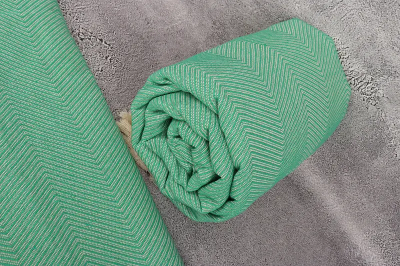 84x68 Cotton Zig zag Towel, Engagement Gift, Wedding Favors, Beach Bachelorette Party Decorations, Throw Blanket Couch, Throw Blanket - 8