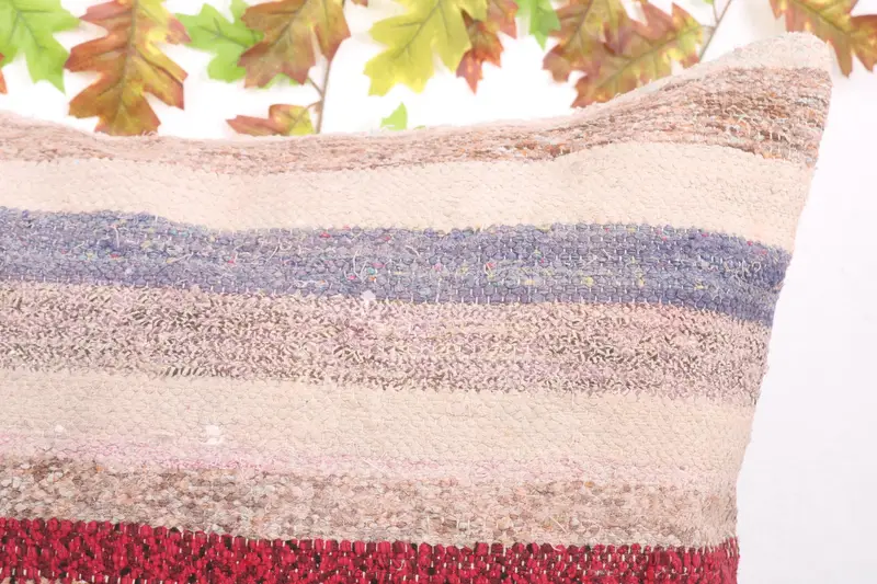 Home Decor Pillow, Vintage Kilim Pillow, Ethnic Pillow Sham, Patio Pillow Sham, Vintage Kilim Throw Pillow, 24x24 White Pillow, Pillow Sham - 5