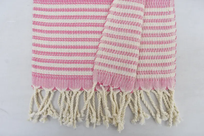Bathroom Towels, Bachelorette Towel, Custom Hand Towel, Gift For Mom, 44x22 Cotton Striped Towel, Best Friend Gift, Personalized Dish Towel - 5