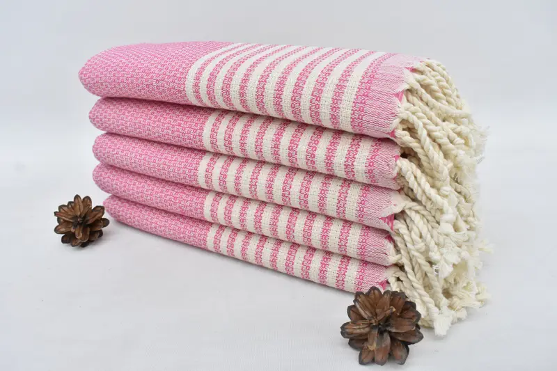 Bathroom Towels, Bachelorette Towel, Custom Hand Towel, Gift For Mom, 44x22 Cotton Striped Towel, Best Friend Gift, Personalized Dish Towel - 4