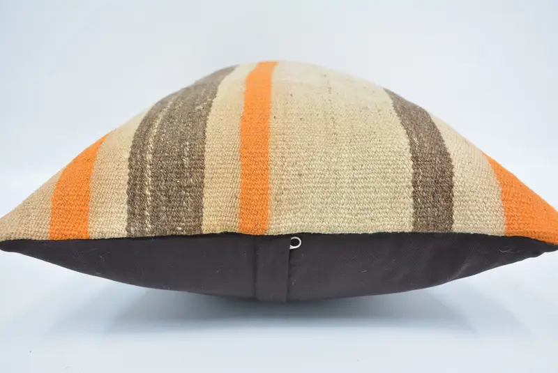 Outdoor Bolster Pillow Cover, Cushion, 16x24 Beige Pillow Case, Patio Pillow, Vintage Kilim Throw Pillow, Kilim Pillow Cover, Throw Kilim Pillow - 5