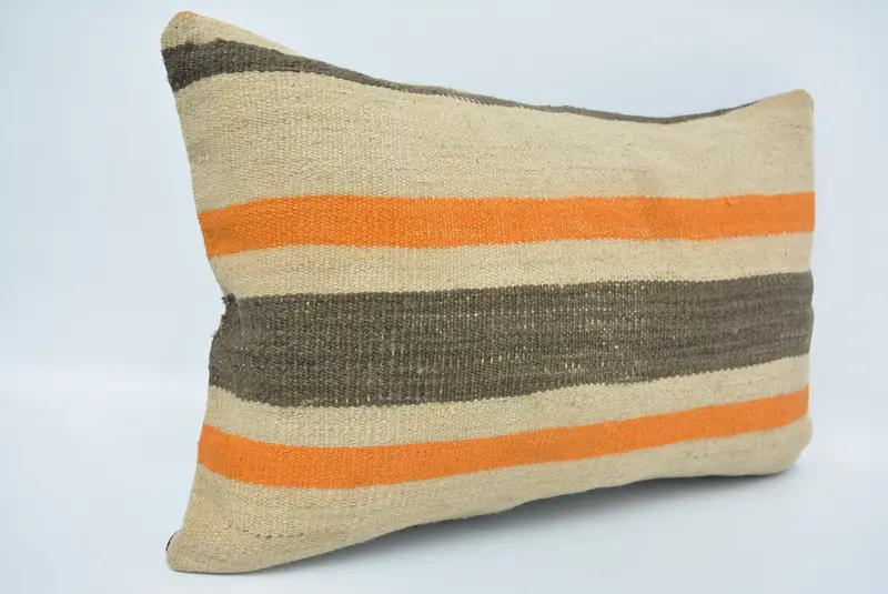 16x24 Beige Pillow Case, Kilim Pillow Cover, Accent Throw Pillow Cover, Ethnical Kilim Rug Pillow, Pillow Cover, Boho Pillow Sham Cover - 3