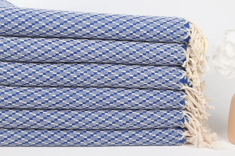 68x40 Cotton Geometric Towel, Bridesmaid Favors, Wedding Hand Made Gift, Wedding Gifts Towel, Towel With Name, Embroidered Towel, Quick-dry towel - 3