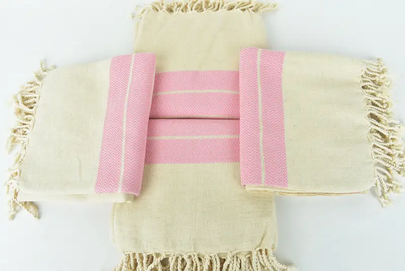 Bachelor Party Favors, Best Friend Gift, Embroidered Beach Towel, Handmade Gift, Summer Towel, Monogram Turkish Towel, 68x40 Linen Zig zag Towel - 6