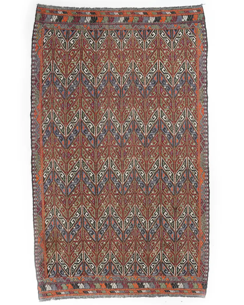 Kırmızı Halı, 6,2x11,1 ft Zarif ve Dayanıklı