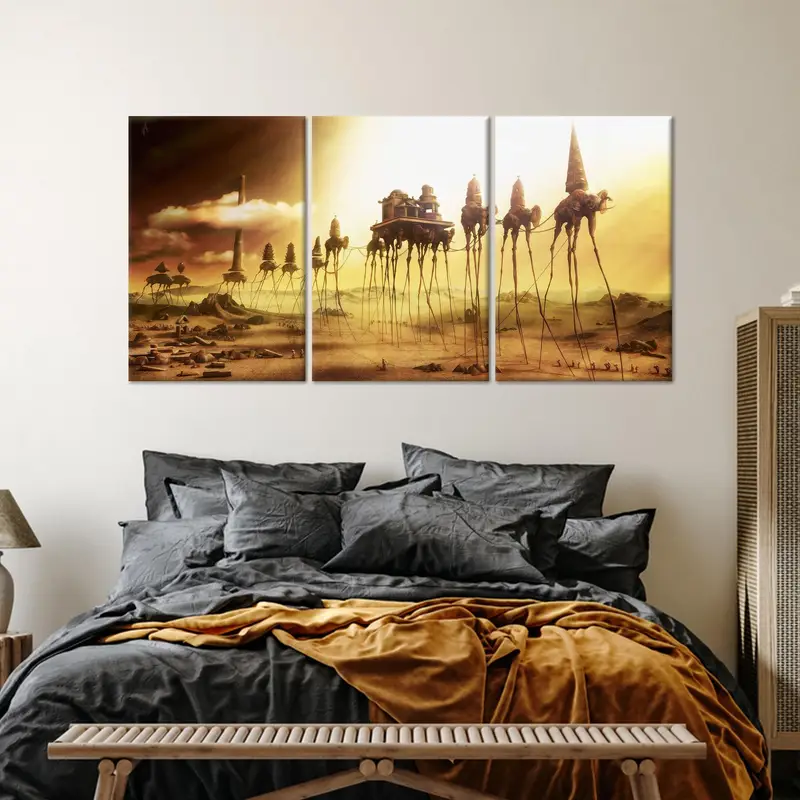 Elephants Canvas , Dali Canvas Art Decor, Salvador Dali Wall Art, Surreal Artwork, Modern Canvas, Abstract Artwork, Reproduction Art, - 9
