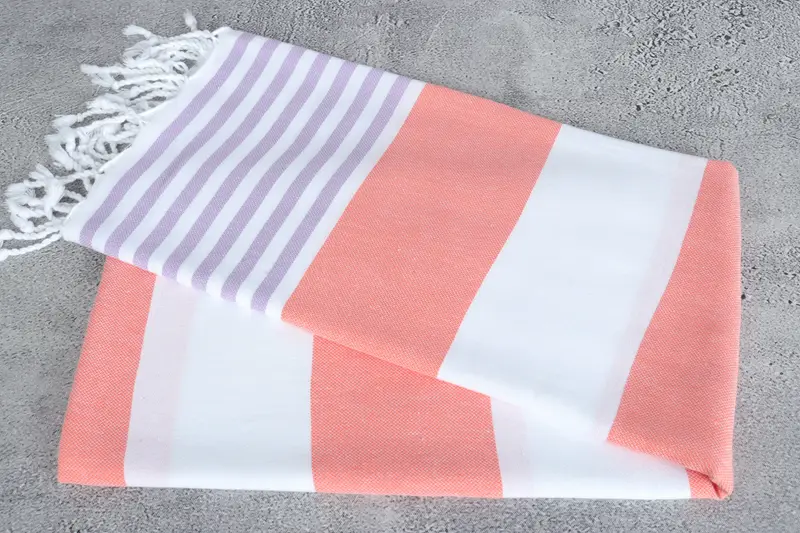 Embroidered Towel, Gift For Wedding Day, Home Decor Gifts, Absorbent Turkish towel, Bachelorette Party Favor, 70x40 Cotton Striped Towel, Gym Towel - 6