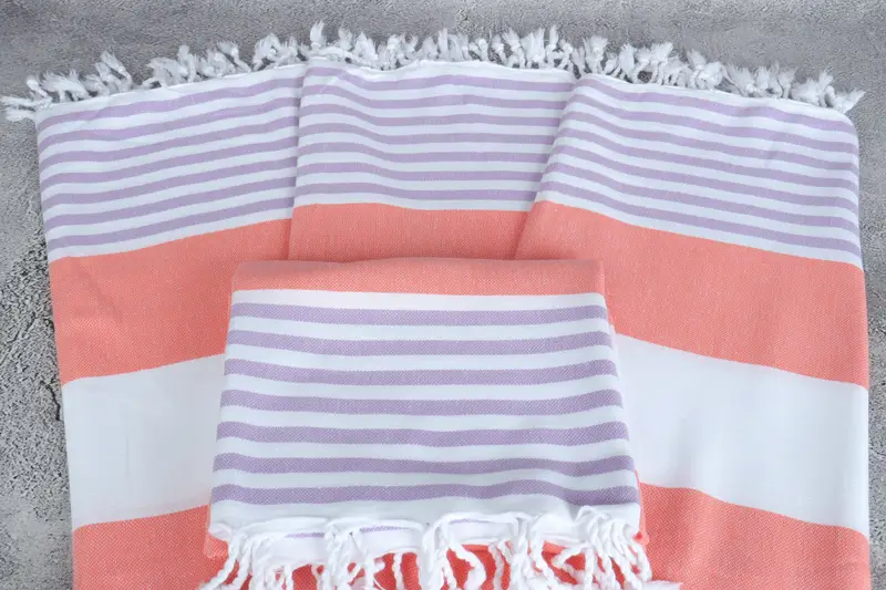 Embroidered Towel, Gift For Wedding Day, Home Decor Gifts, Absorbent Turkish towel, Bachelorette Party Favor, 70x40 Cotton Striped Towel, Gym Towel - 4