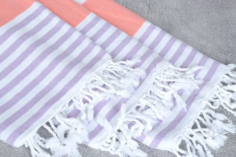 Embroidered Towel, Gift For Wedding Day, Home Decor Gifts, Absorbent Turkish towel, Bachelorette Party Favor, 70x40 Cotton Striped Towel, Gym Towel - 5