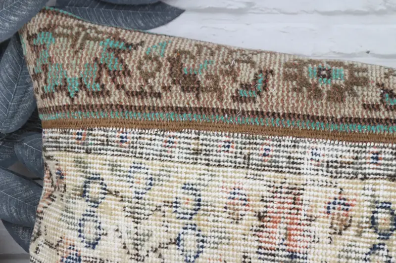 16x36 Beige Cushion Cover, Authentic Cushion, Boho Pillow, Neutral Pillow Sham, Cushion Cover, Boho Pillow Sham Cover, Turkish Pillow - 2
