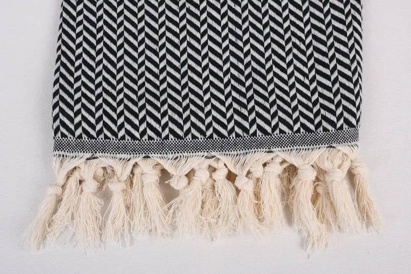 Wedding Gift, 70x40 Cotton Chevron Towel, Peshtemal Towel, Girls Weekend Favors, Christmas Favors, Beach Towel Gift, Turkish Towel Monogram - 3