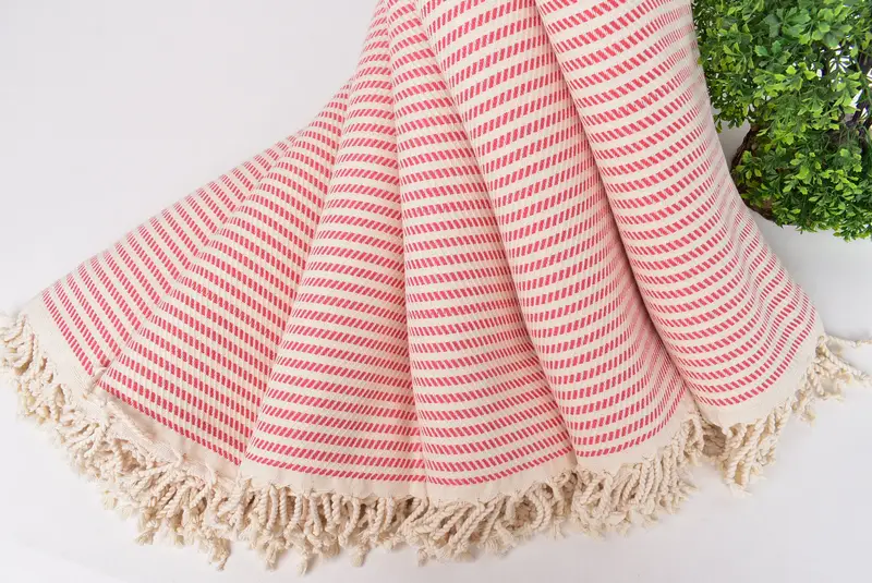 Personalized Beach Towel, Anniversary Gift For Her, Personalized Gifts, Personalized Towel, 70x40 Cotton Polka Dot Towel, Monogrammed Turkish Towel - 4