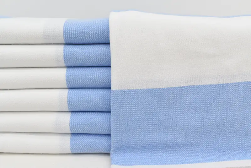 Personalized Towel Gift, Turkish bath towel, Personalized Gift For Her, Turkish beach towel, Lightweight towel, 70x40 Cotton Striped Towel - 1