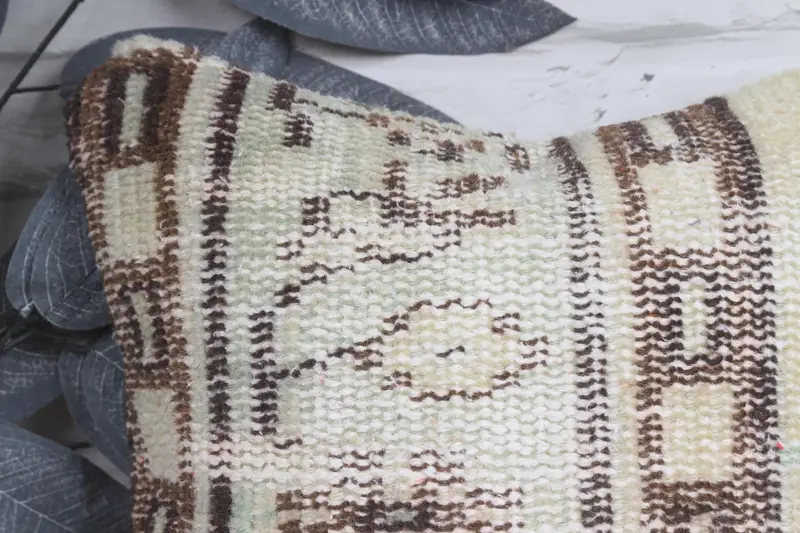 Luxury Cushion, Ethnical Kilim Rug Pillow, Bench Cushion Cover, Kilim Pillow Cover, Cushion Case, Home Decor Pillow, 12x12 Beige Cushion Case - 2