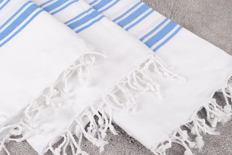 Wedding Favors, Custom Towel, Organic cotton peshtemal for spa and beach, Engagement Gift, Spa Towel, 70x40 Cotton Striped Towel, Beach Towel Bulk - 5