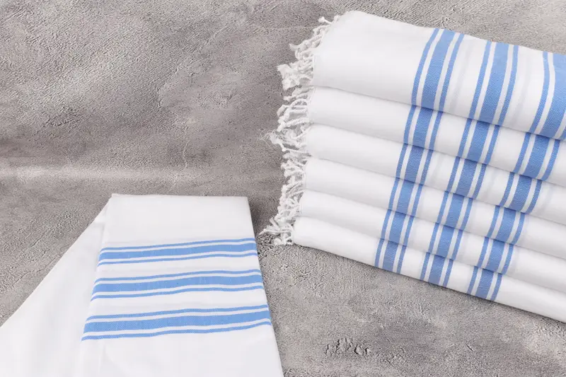Wedding Favors, Custom Towel, Organic cotton peshtemal for spa and beach, Engagement Gift, Spa Towel, 70x40 Cotton Striped Towel, Beach Towel Bulk - 2