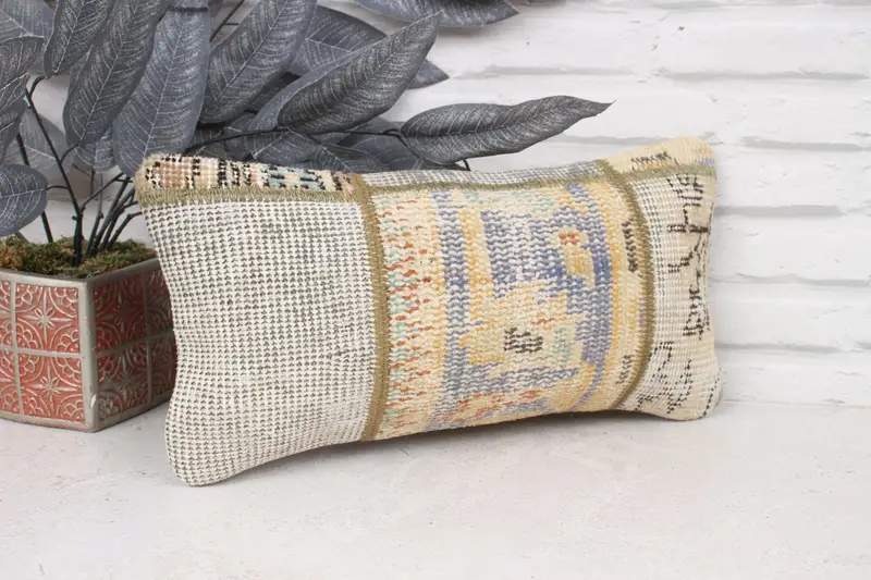 8x16 Orange Pillow Case, Pillow for Couch, Pillow for Sofa, Pillow Cover, Cotton Pillow Cover, Turkish Pillow, Southwestern Pillow, Rustic Cushion - 3