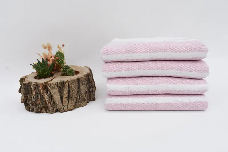 Christmas Favors, 70x40 Cotton Herringbone Towel, Custom Wedding Gifts, Turkish Towel Bulk, Beach Towel Gift, Spa Towel, Personalized Towel - 3