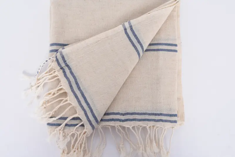 Gift For Her, Best Friend Christmas Gift, Handmade Turkish Towel, Spa Towel, Personalized Wedding Gift, Handmade Gift, 80x36 Cotton Striped Towel - 8