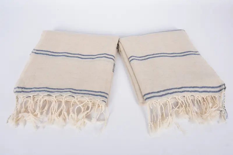 Gift For Her, Best Friend Christmas Gift, Handmade Turkish Towel, Spa Towel, Personalized Wedding Gift, Handmade Gift, 80x36 Cotton Striped Towel - 6