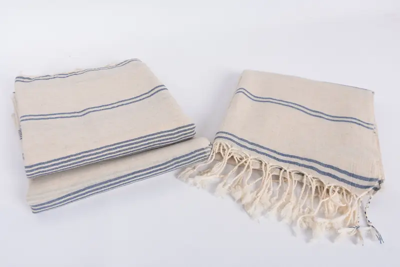 Gift For Her, Best Friend Christmas Gift, Handmade Turkish Towel, Spa Towel, Personalized Wedding Gift, Handmade Gift, 80x36 Cotton Striped Towel - 7