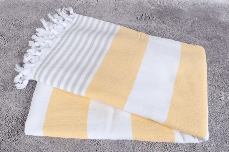 Sand-resistant towel, Personalized Wedding Gift For Couple, 68x36 Cotton Striped Terry Towel, Bachelorette Party Gift, Embroidered Towel, Gym Towel - 6