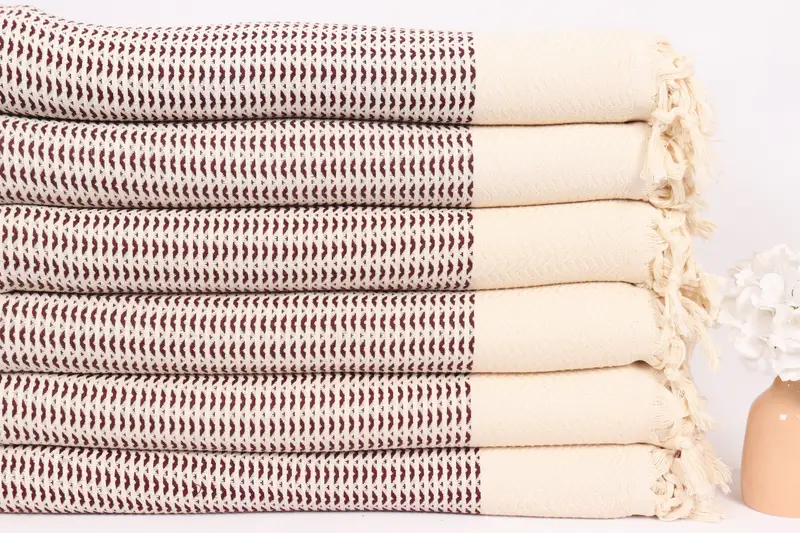 Kingsize -Verbressung, bester Freund Hochzeitsgeschenk, gewebte Decke, Boho -Wurfdecke, 90x76 Baumwolldiamanttuch, Bachelorette Party Gefälligkeiten - 3
