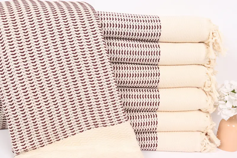 Kingsize -Verbressung, bester Freund Hochzeitsgeschenk, gewebte Decke, Boho -Wurfdecke, 90x76 Baumwolldiamanttuch, Bachelorette Party Gefälligkeiten - 1