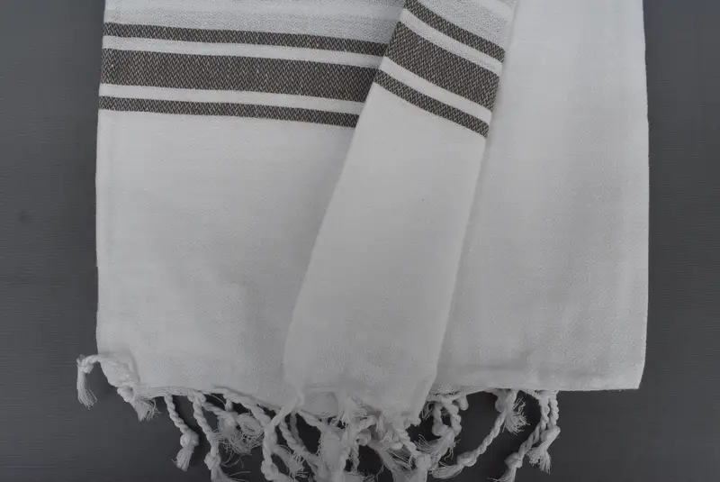 Türk havlu kişiselleştirilmiş, hediye kutuları havlu, kişiselleştirilmiş havlu, en iyi arkadaş düğün hediyesi, plaj havlu, el yapımı hediye, 70x40 pamuklu çizgili havlu - 4