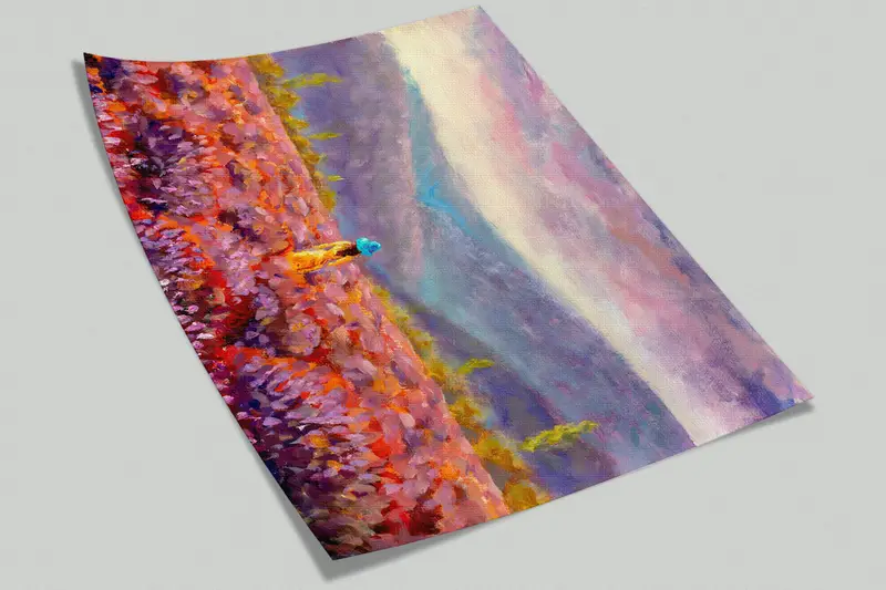 Paper Wall Art ,Landscape Mural,Antelope Canyon Photography,Bright Wall Paper,Wall Paper Peel and Stick,Canyon Landscape Mural, - 8